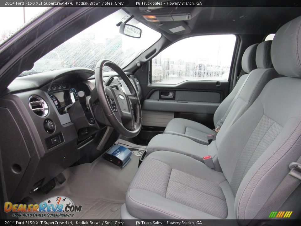 2014 Ford F150 XLT SuperCrew 4x4 Kodiak Brown / Steel Grey Photo #18