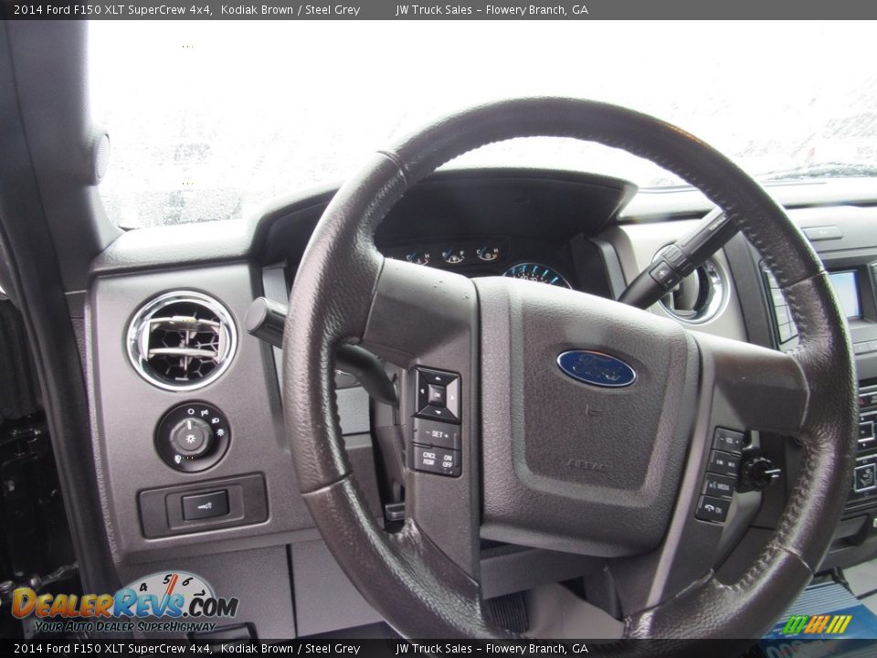 2014 Ford F150 XLT SuperCrew 4x4 Kodiak Brown / Steel Grey Photo #20