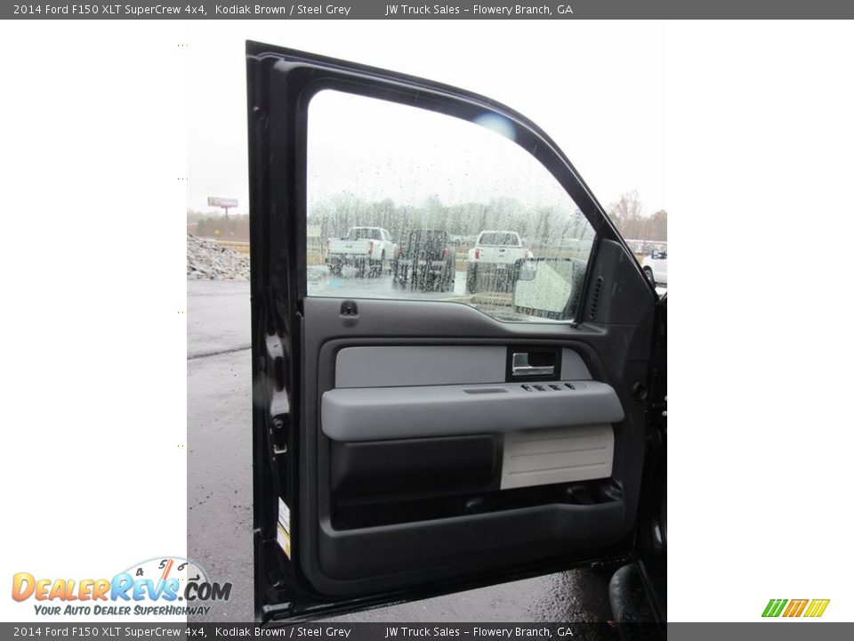 2014 Ford F150 XLT SuperCrew 4x4 Kodiak Brown / Steel Grey Photo #23