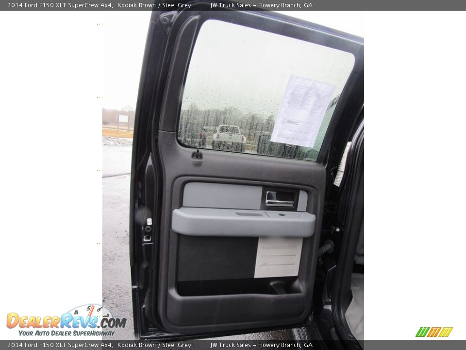 2014 Ford F150 XLT SuperCrew 4x4 Kodiak Brown / Steel Grey Photo #25