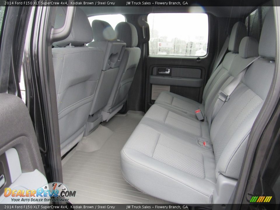 2014 Ford F150 XLT SuperCrew 4x4 Kodiak Brown / Steel Grey Photo #28