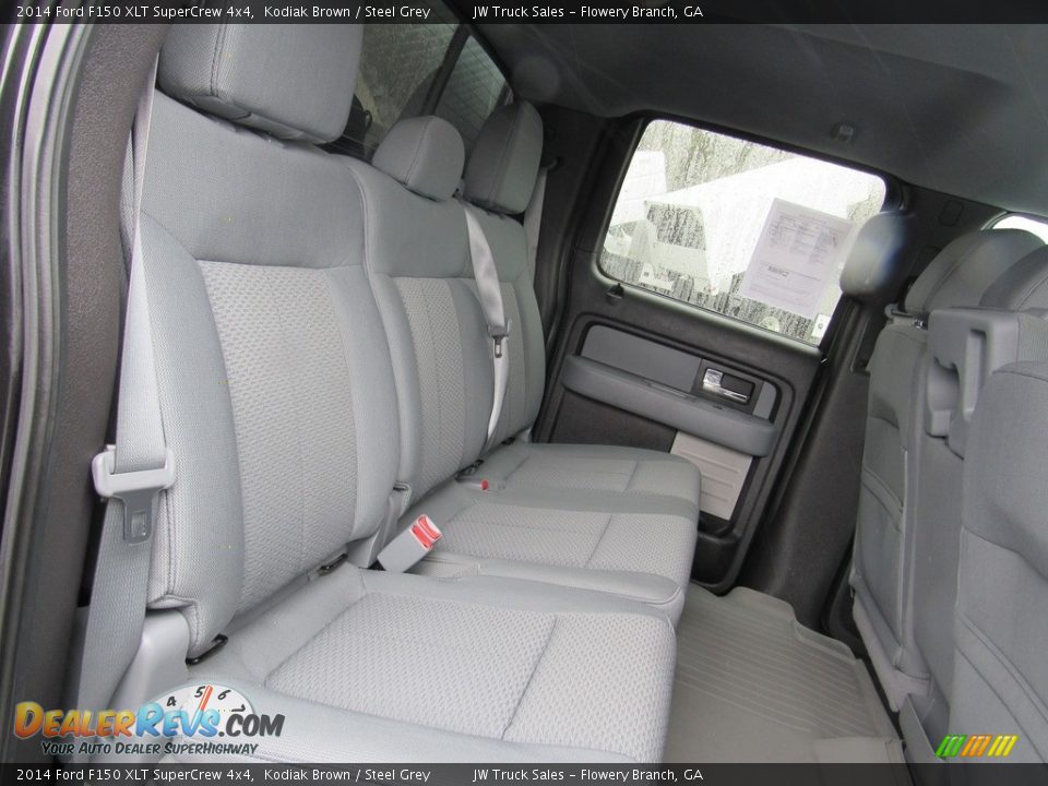 2014 Ford F150 XLT SuperCrew 4x4 Kodiak Brown / Steel Grey Photo #31