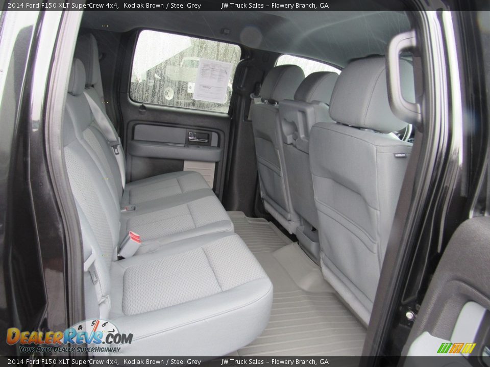 2014 Ford F150 XLT SuperCrew 4x4 Kodiak Brown / Steel Grey Photo #32