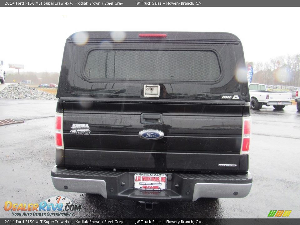 2014 Ford F150 XLT SuperCrew 4x4 Kodiak Brown / Steel Grey Photo #33
