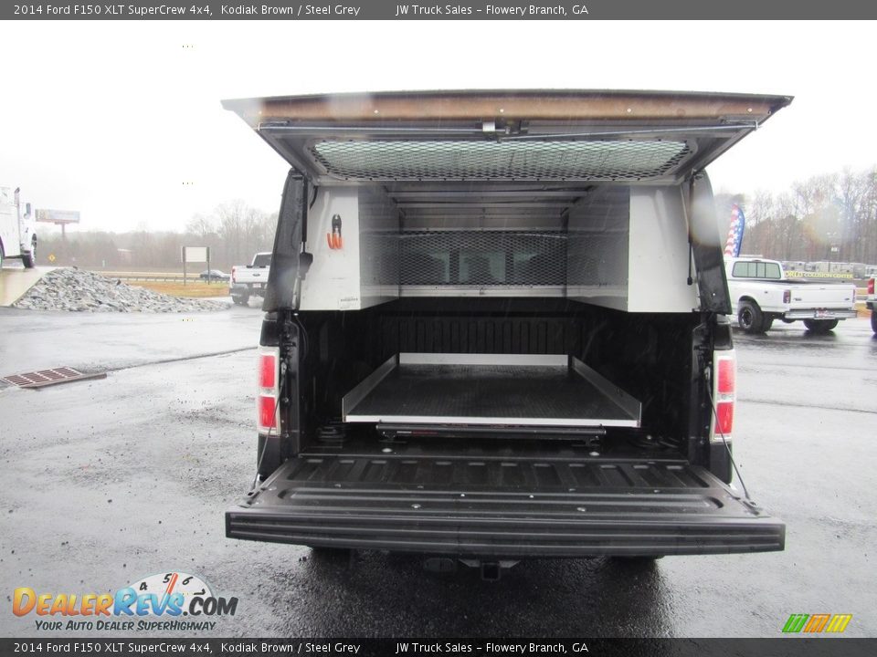 2014 Ford F150 XLT SuperCrew 4x4 Kodiak Brown / Steel Grey Photo #36