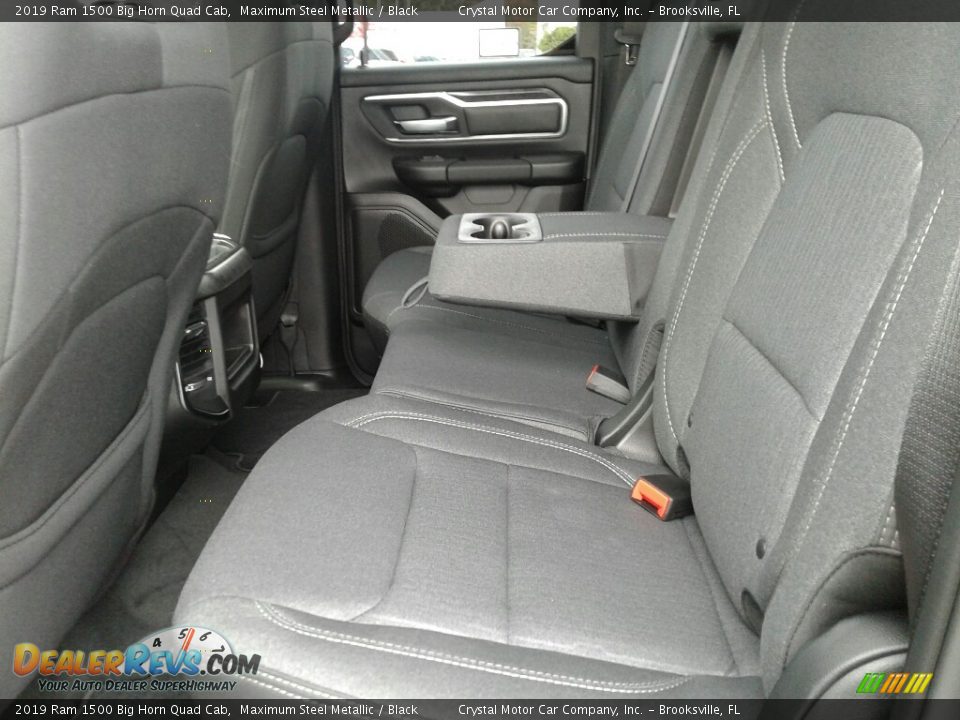 2019 Ram 1500 Big Horn Quad Cab Maximum Steel Metallic / Black Photo #10