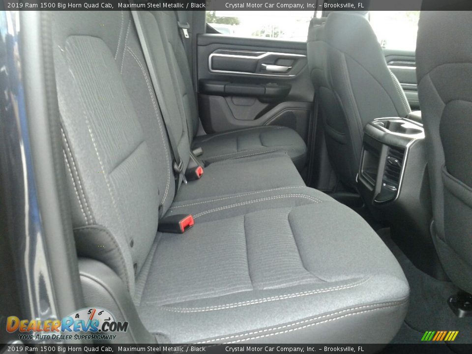 2019 Ram 1500 Big Horn Quad Cab Maximum Steel Metallic / Black Photo #11