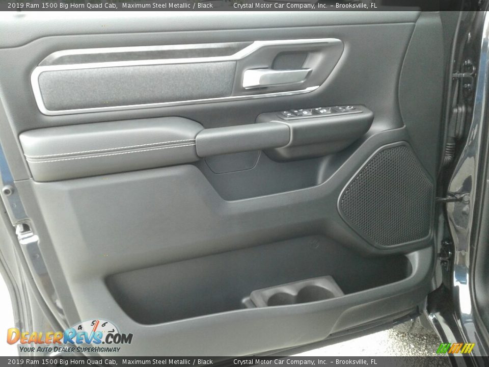 2019 Ram 1500 Big Horn Quad Cab Maximum Steel Metallic / Black Photo #17