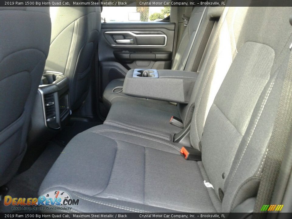 2019 Ram 1500 Big Horn Quad Cab Maximum Steel Metallic / Black Photo #10