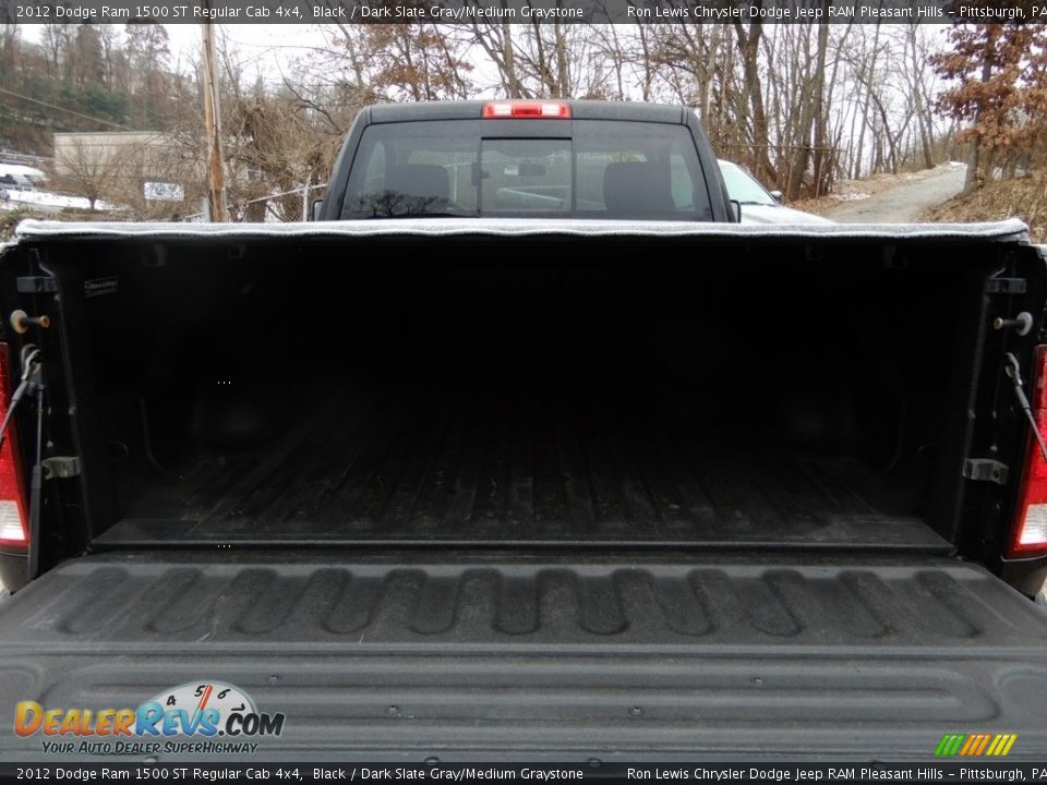 2012 Dodge Ram 1500 ST Regular Cab 4x4 Black / Dark Slate Gray/Medium Graystone Photo #6