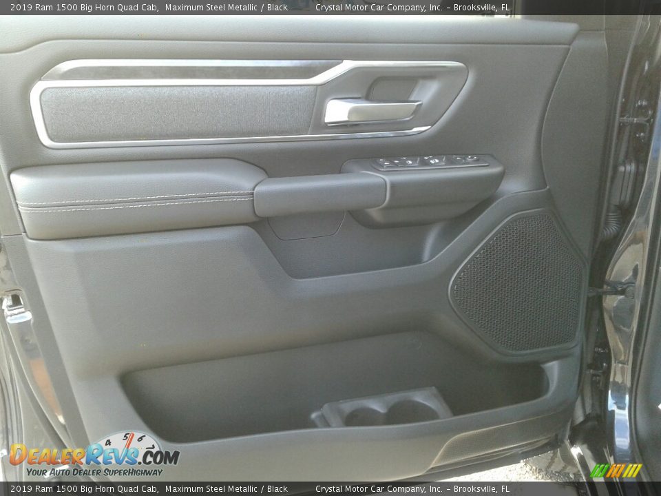 2019 Ram 1500 Big Horn Quad Cab Maximum Steel Metallic / Black Photo #17
