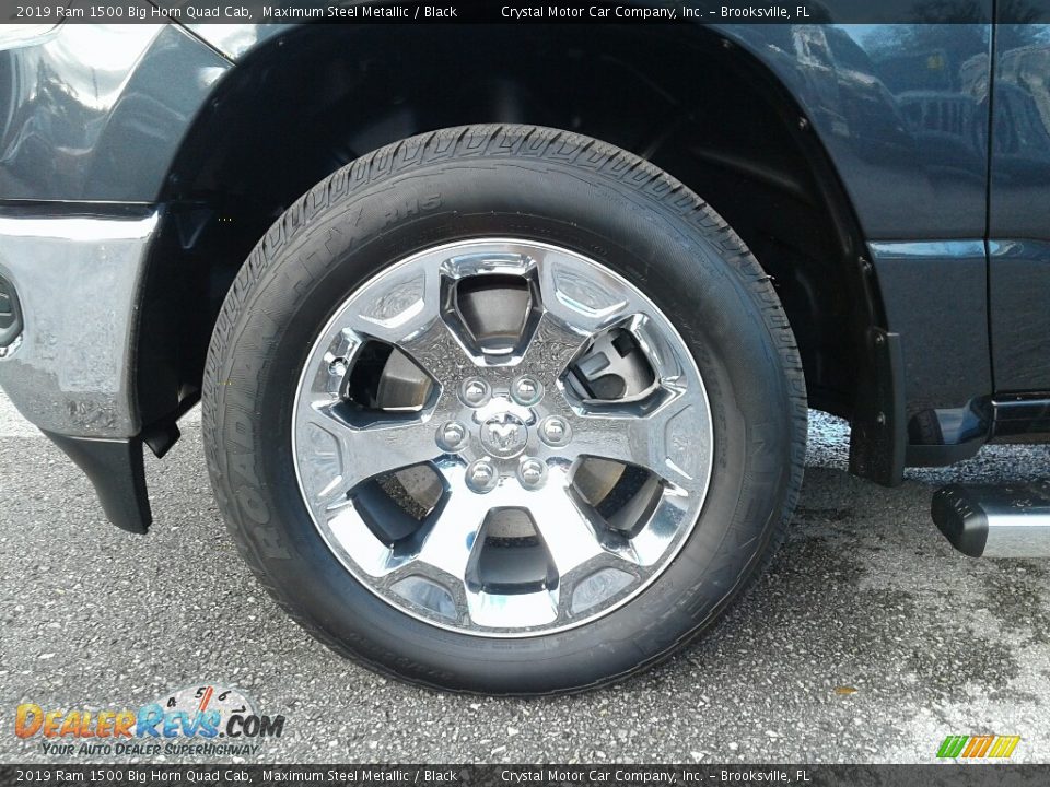 2019 Ram 1500 Big Horn Quad Cab Maximum Steel Metallic / Black Photo #20