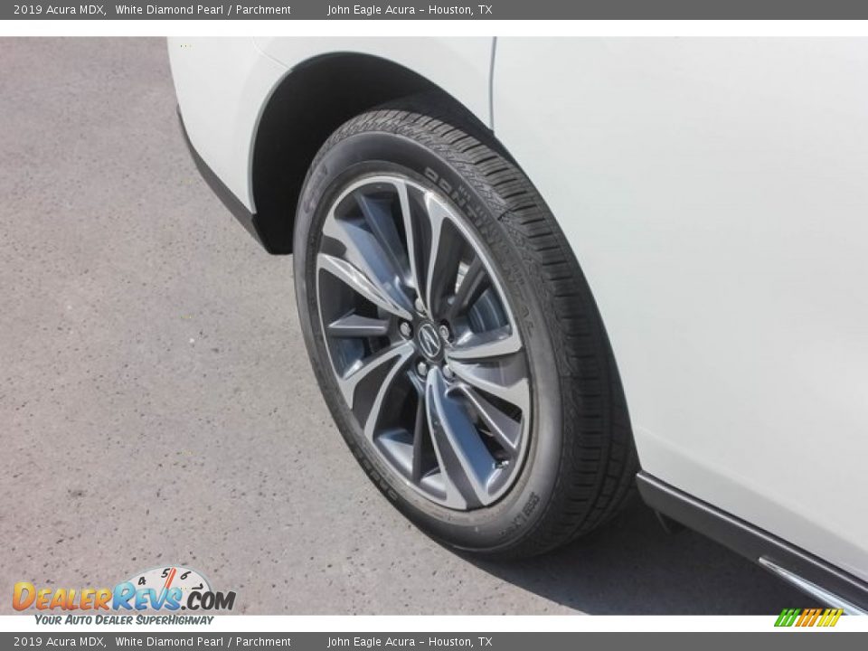 2019 Acura MDX White Diamond Pearl / Parchment Photo #11