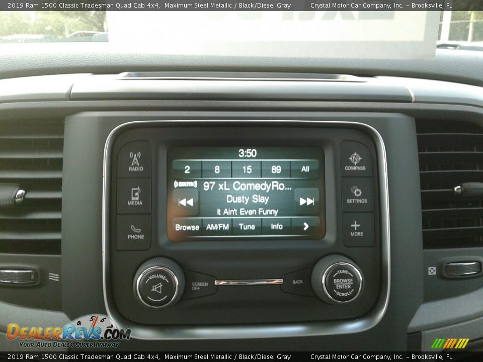 2019 Ram 1500 Classic Tradesman Quad Cab 4x4 Maximum Steel Metallic / Black/Diesel Gray Photo #15