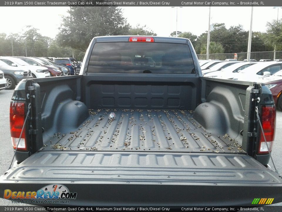 2019 Ram 1500 Classic Tradesman Quad Cab 4x4 Maximum Steel Metallic / Black/Diesel Gray Photo #19