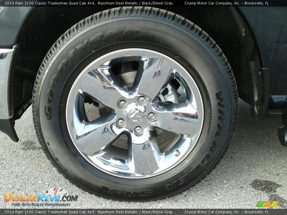2019 Ram 1500 Classic Tradesman Quad Cab 4x4 Maximum Steel Metallic / Black/Diesel Gray Photo #20