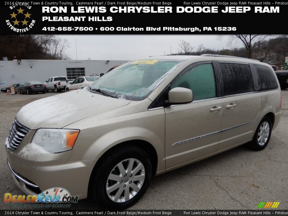 2014 Chrysler Town & Country Touring Cashmere Pearl / Dark Frost Beige/Medium Frost Beige Photo #1