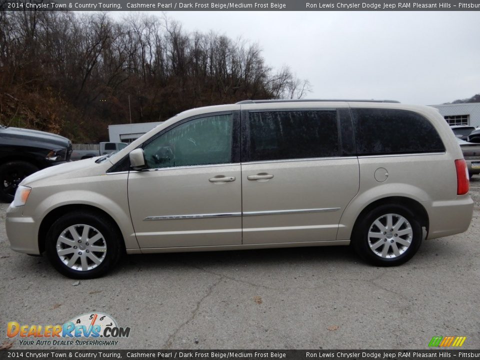 2014 Chrysler Town & Country Touring Cashmere Pearl / Dark Frost Beige/Medium Frost Beige Photo #2