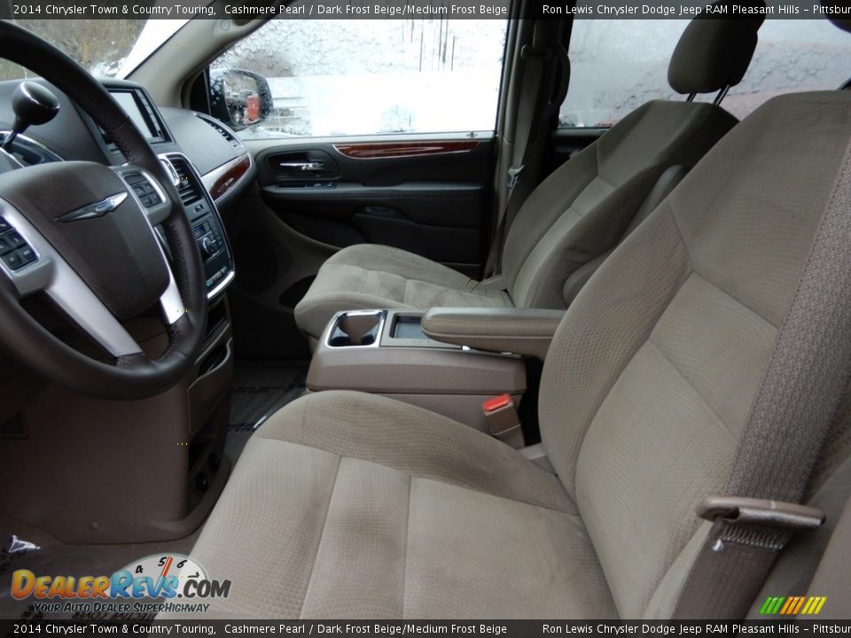 2014 Chrysler Town & Country Touring Cashmere Pearl / Dark Frost Beige/Medium Frost Beige Photo #11