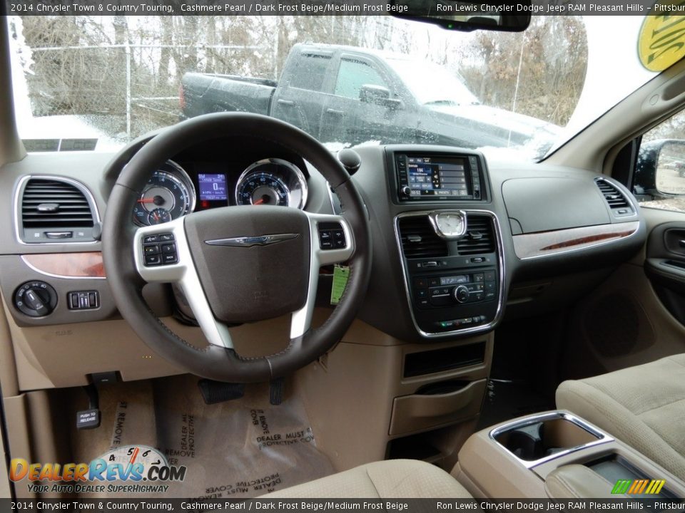 2014 Chrysler Town & Country Touring Cashmere Pearl / Dark Frost Beige/Medium Frost Beige Photo #13
