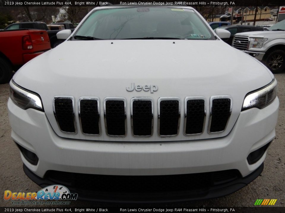 2019 Jeep Cherokee Latitude Plus 4x4 Bright White / Black Photo #9