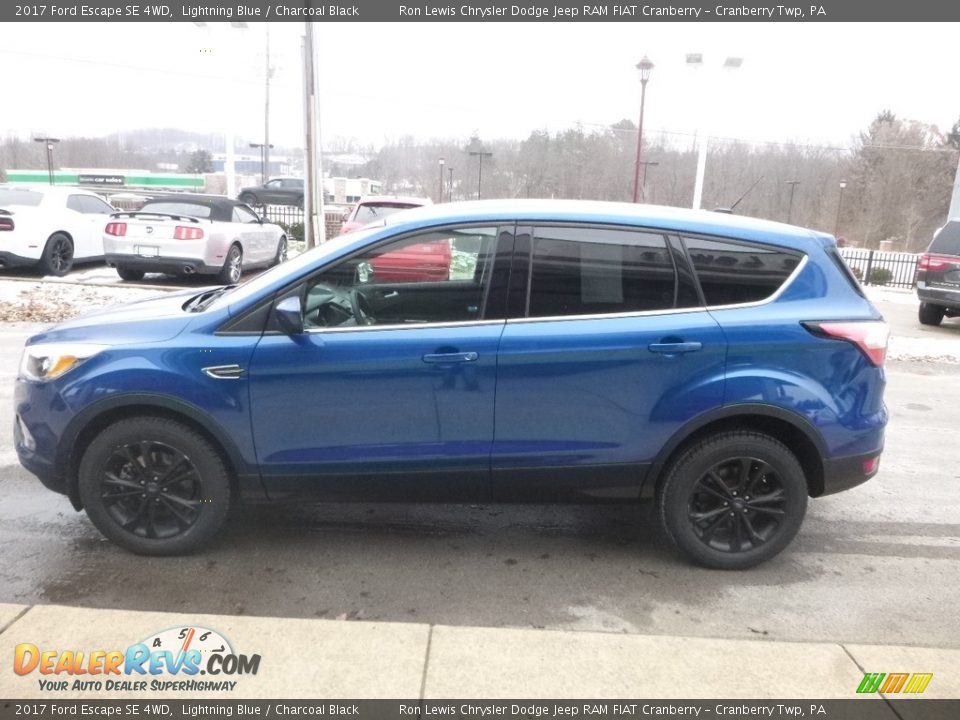2017 Ford Escape SE 4WD Lightning Blue / Charcoal Black Photo #6
