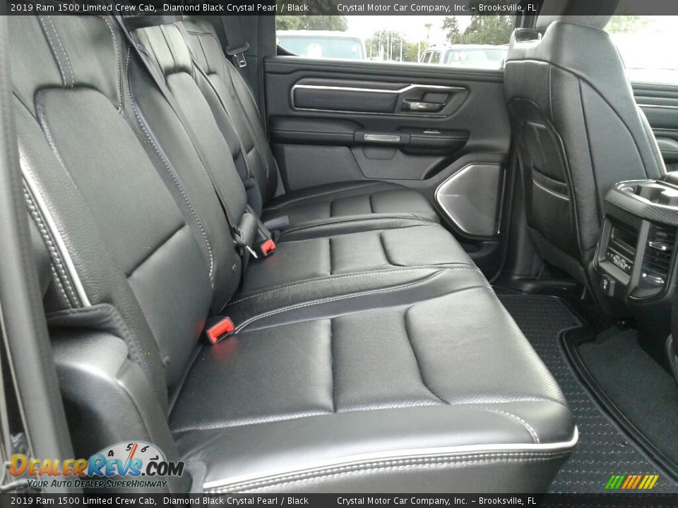 Rear Seat of 2019 Ram 1500 Limited Crew Cab Photo #11