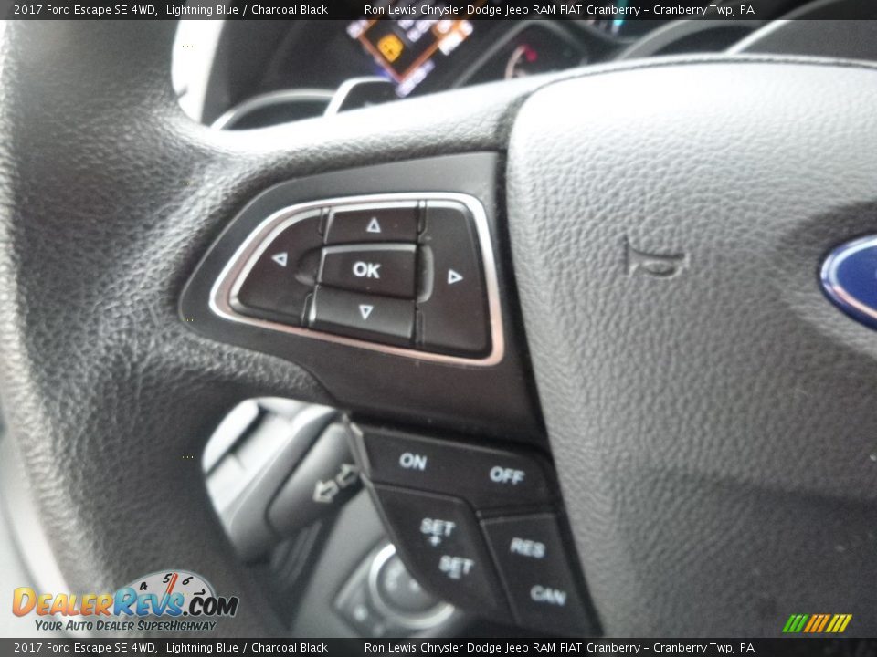 2017 Ford Escape SE 4WD Lightning Blue / Charcoal Black Photo #20