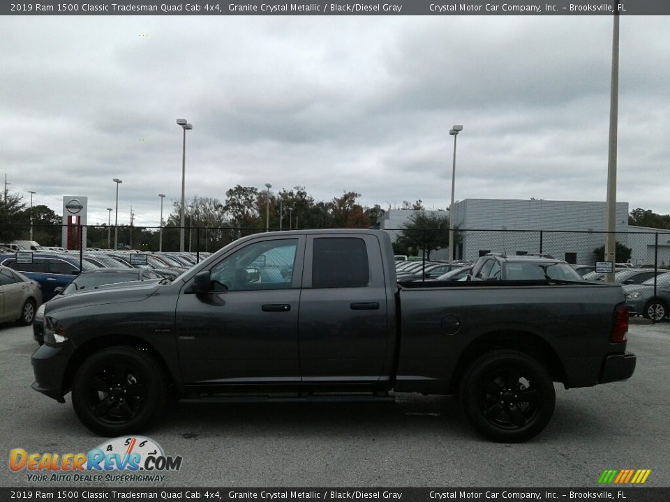 2019 Ram 1500 Classic Tradesman Quad Cab 4x4 Granite Crystal Metallic / Black/Diesel Gray Photo #2