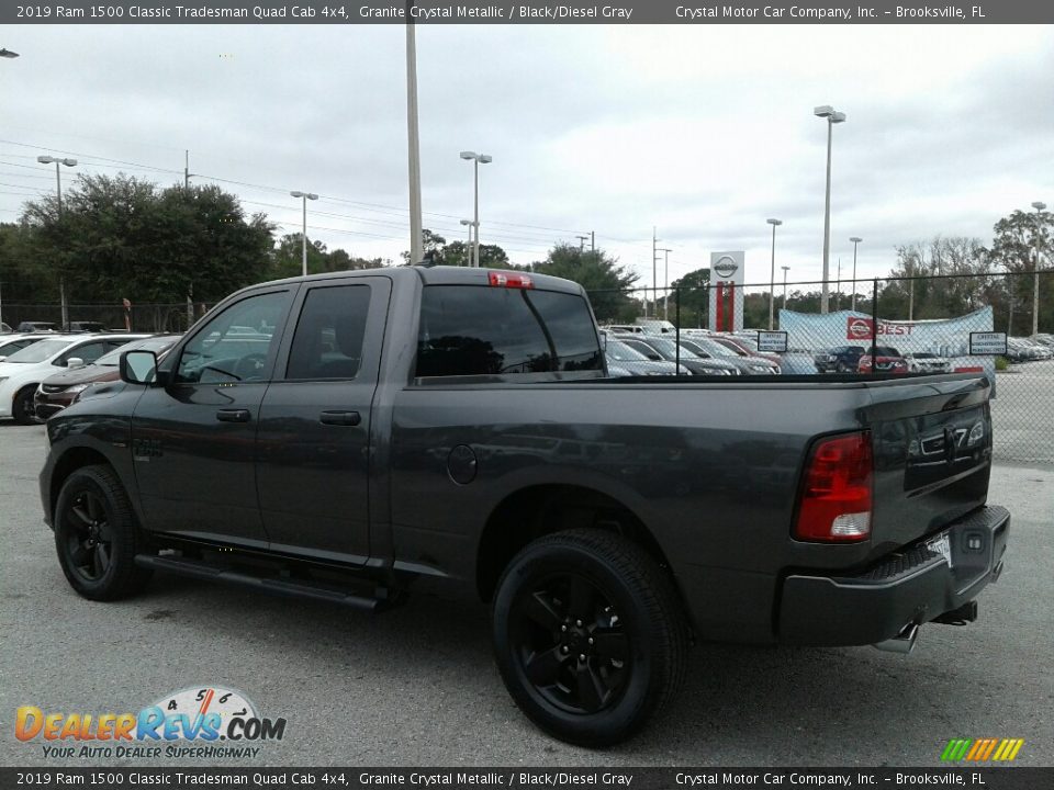 2019 Ram 1500 Classic Tradesman Quad Cab 4x4 Granite Crystal Metallic / Black/Diesel Gray Photo #3