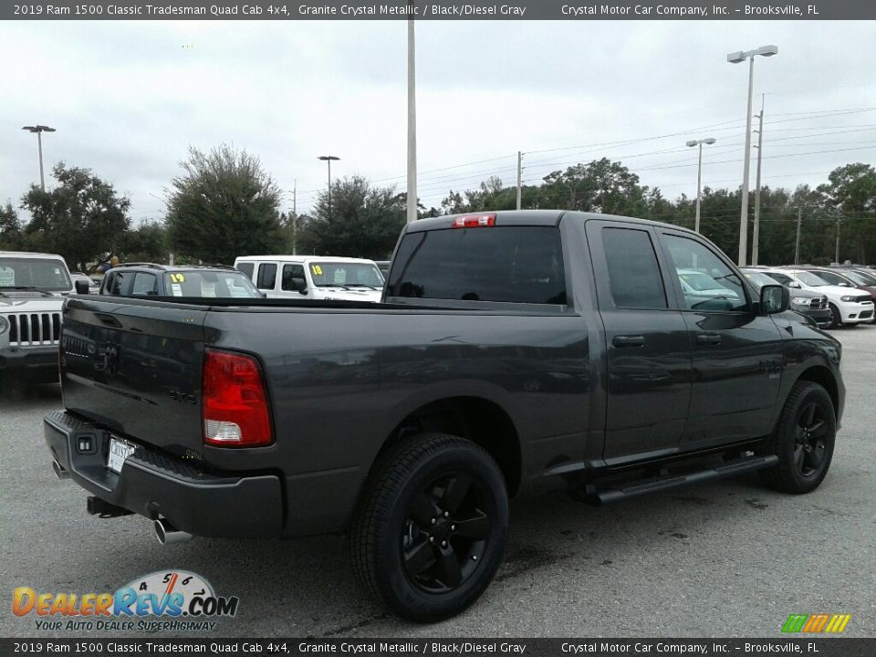 2019 Ram 1500 Classic Tradesman Quad Cab 4x4 Granite Crystal Metallic / Black/Diesel Gray Photo #5