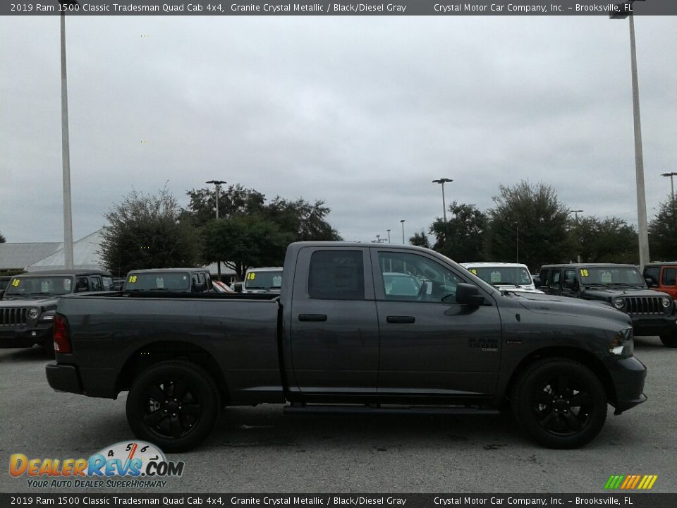 2019 Ram 1500 Classic Tradesman Quad Cab 4x4 Granite Crystal Metallic / Black/Diesel Gray Photo #6