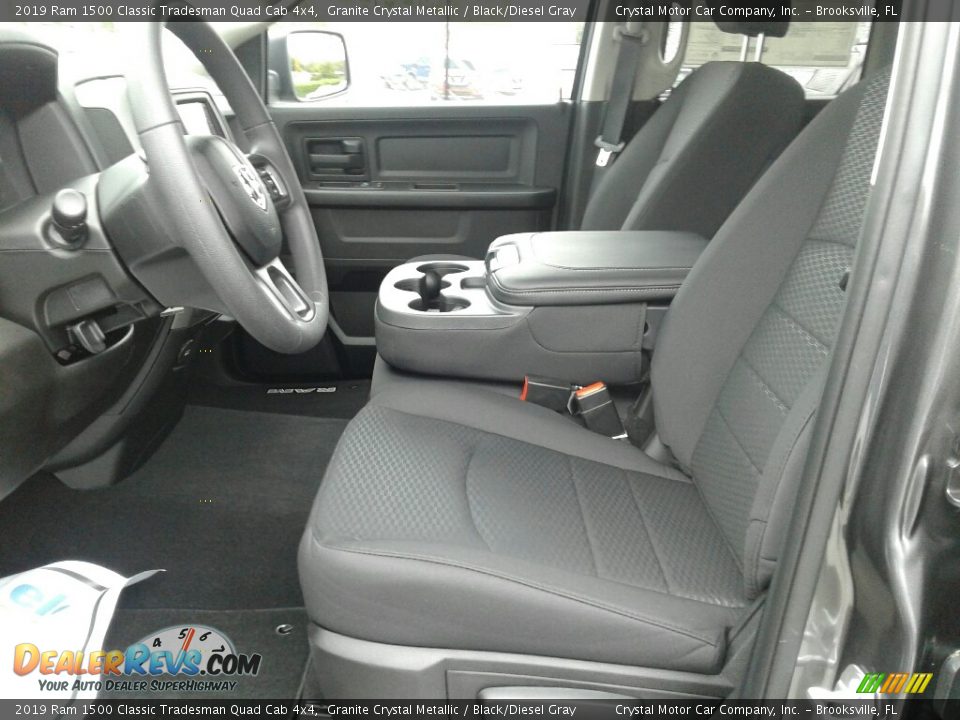 2019 Ram 1500 Classic Tradesman Quad Cab 4x4 Granite Crystal Metallic / Black/Diesel Gray Photo #9