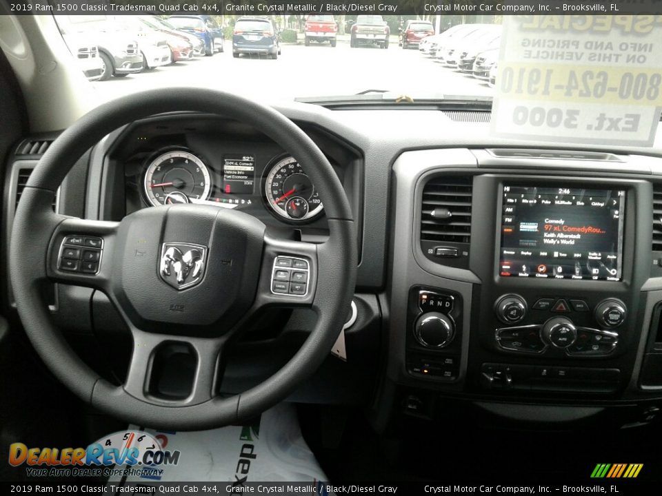 2019 Ram 1500 Classic Tradesman Quad Cab 4x4 Granite Crystal Metallic / Black/Diesel Gray Photo #13