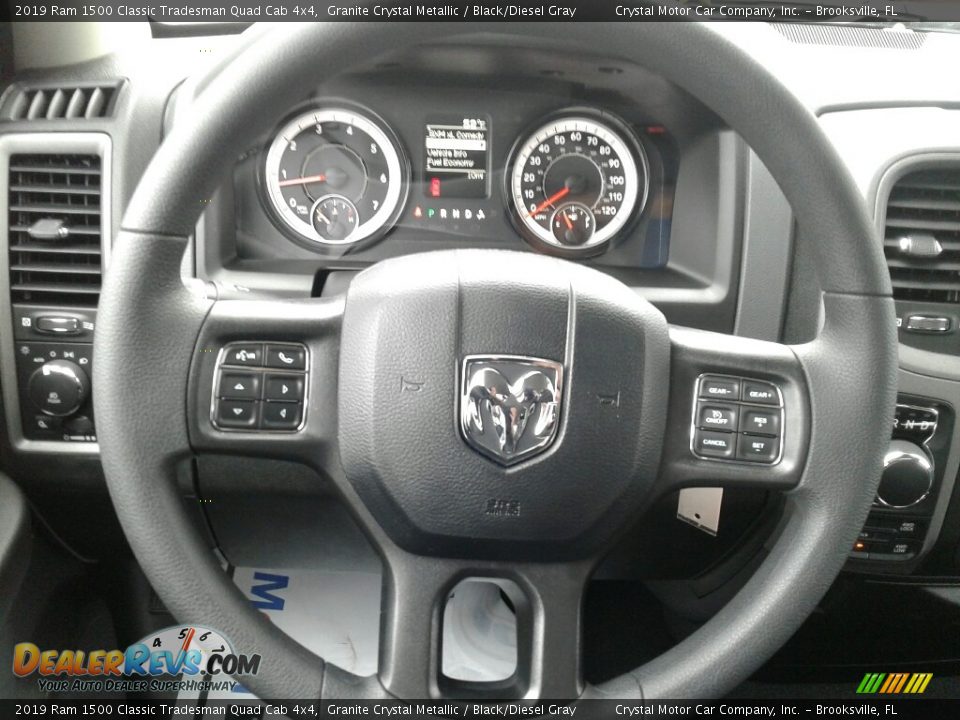 2019 Ram 1500 Classic Tradesman Quad Cab 4x4 Granite Crystal Metallic / Black/Diesel Gray Photo #14