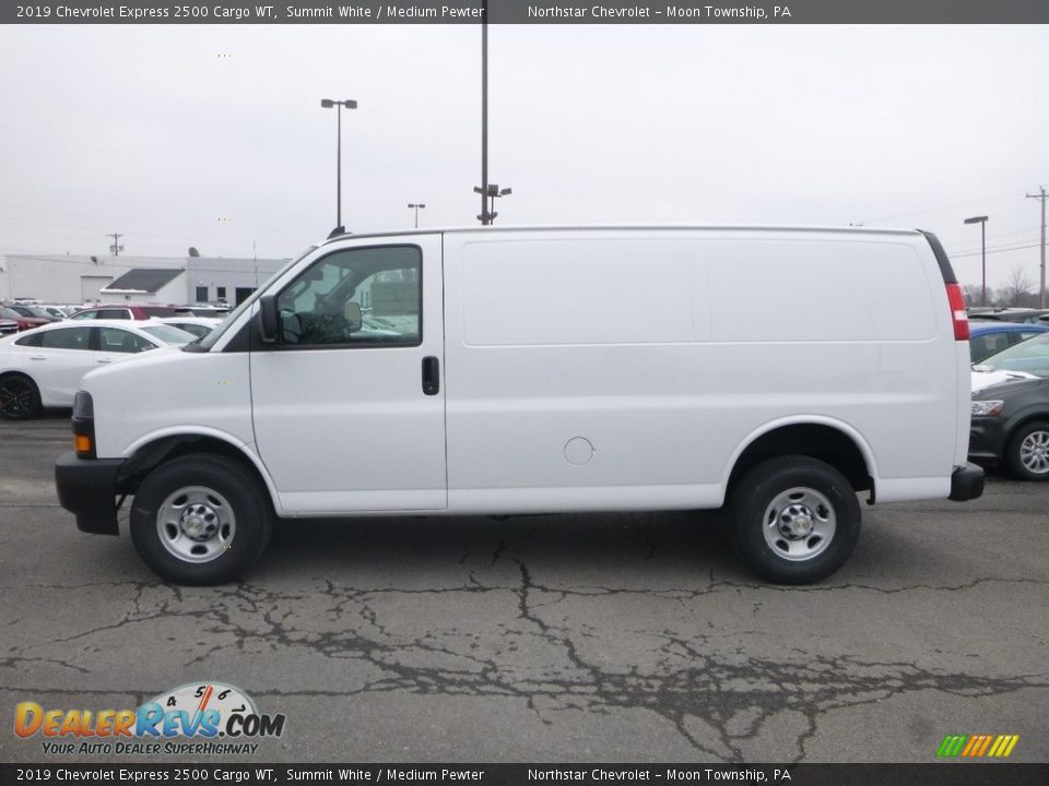 Summit White 2019 Chevrolet Express 2500 Cargo WT Photo #2