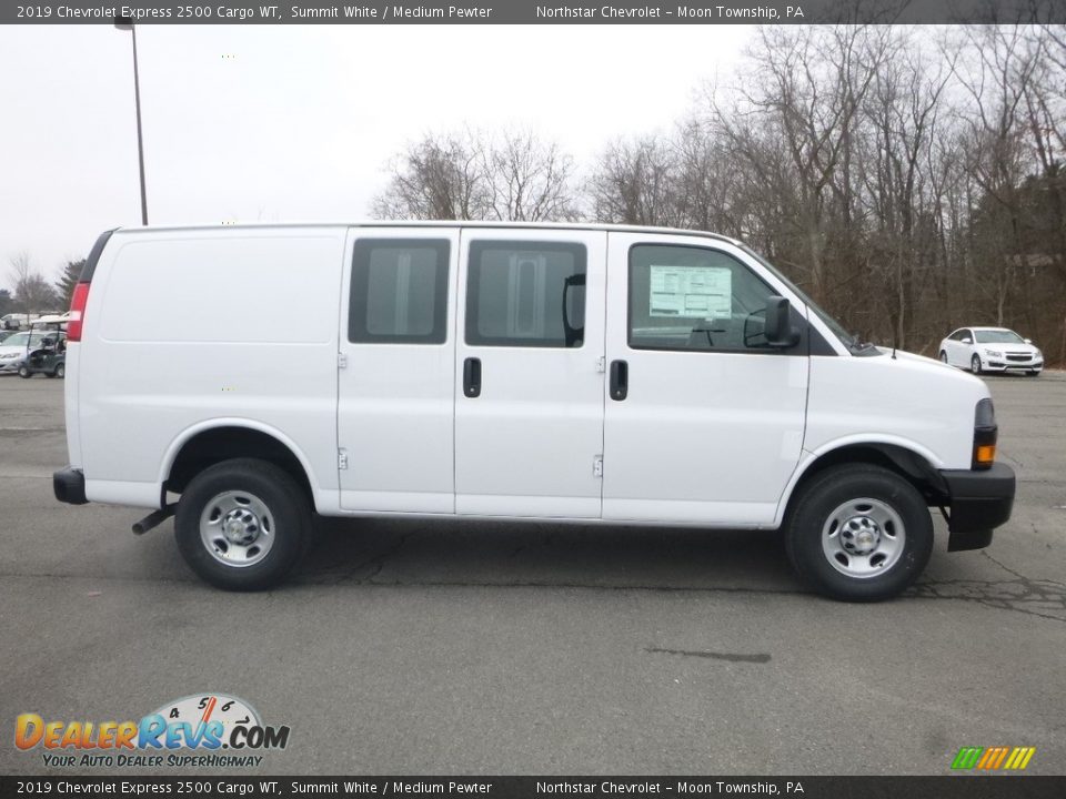 Summit White 2019 Chevrolet Express 2500 Cargo WT Photo #7