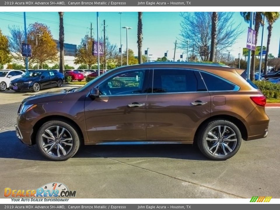 2019 Acura MDX Advance SH-AWD Canyon Bronze Metallic / Espresso Photo #4