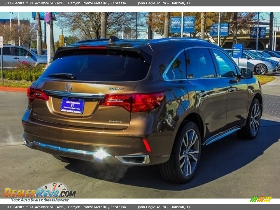 2019 Acura MDX Advance SH-AWD Canyon Bronze Metallic / Espresso Photo #7