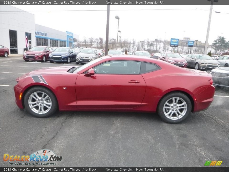 2019 Chevrolet Camaro LT Coupe Garnet Red Tintcoat / Jet Black Photo #2
