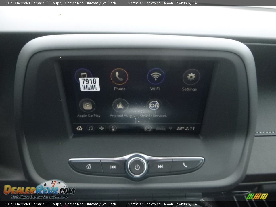 2019 Chevrolet Camaro LT Coupe Garnet Red Tintcoat / Jet Black Photo #17