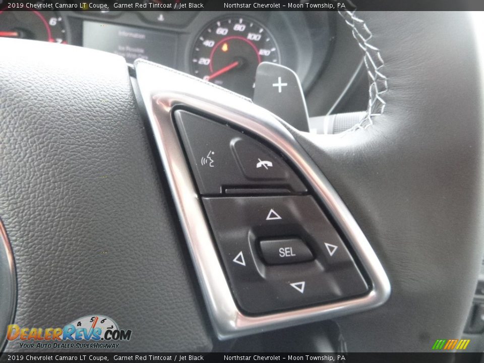 2019 Chevrolet Camaro LT Coupe Garnet Red Tintcoat / Jet Black Photo #19
