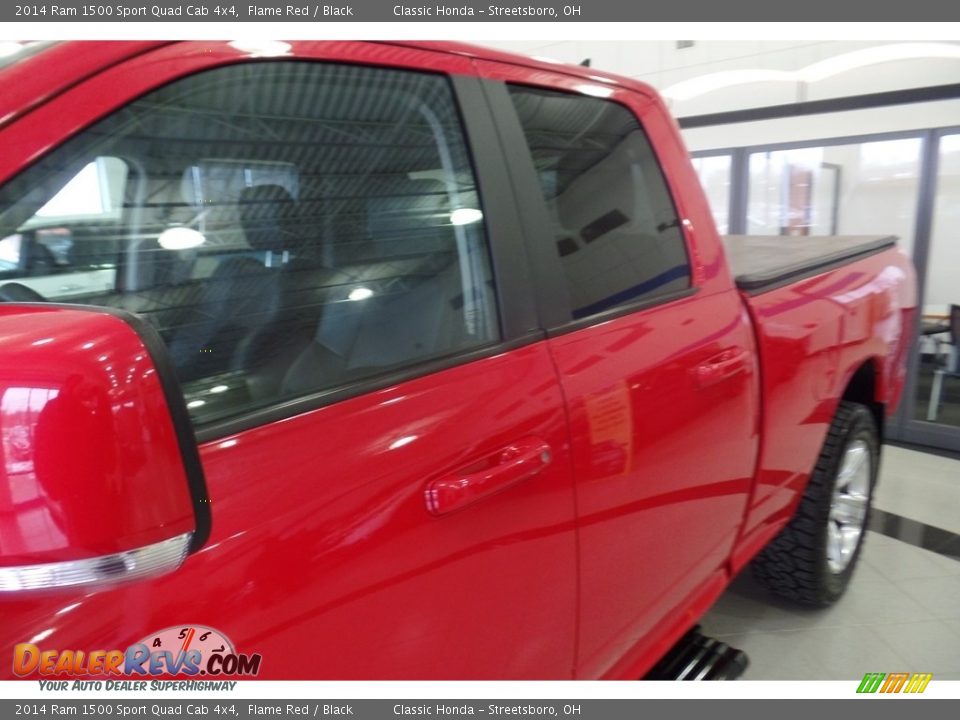 2014 Ram 1500 Sport Quad Cab 4x4 Flame Red / Black Photo #8