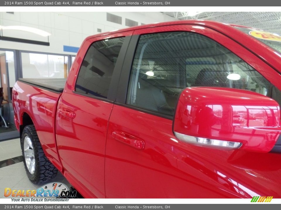 2014 Ram 1500 Sport Quad Cab 4x4 Flame Red / Black Photo #11