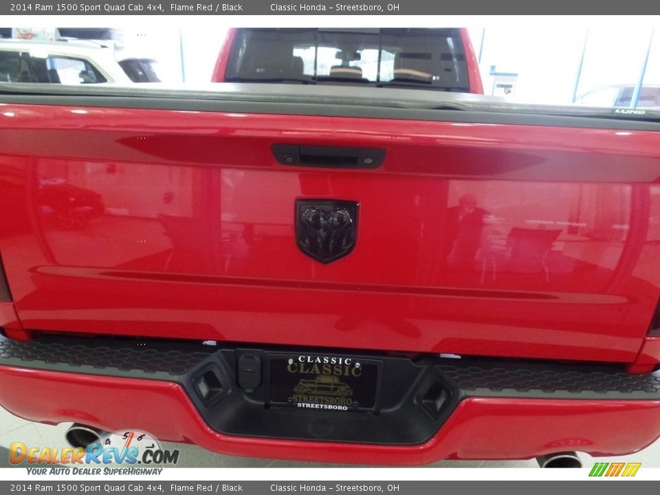 2014 Ram 1500 Sport Quad Cab 4x4 Flame Red / Black Photo #14