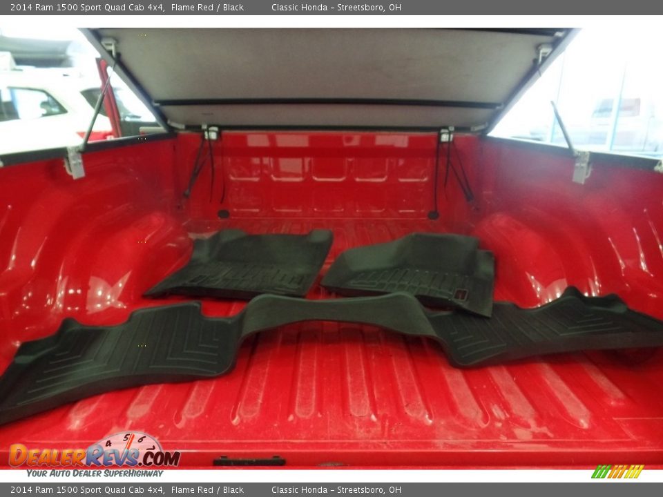 2014 Ram 1500 Sport Quad Cab 4x4 Flame Red / Black Photo #35