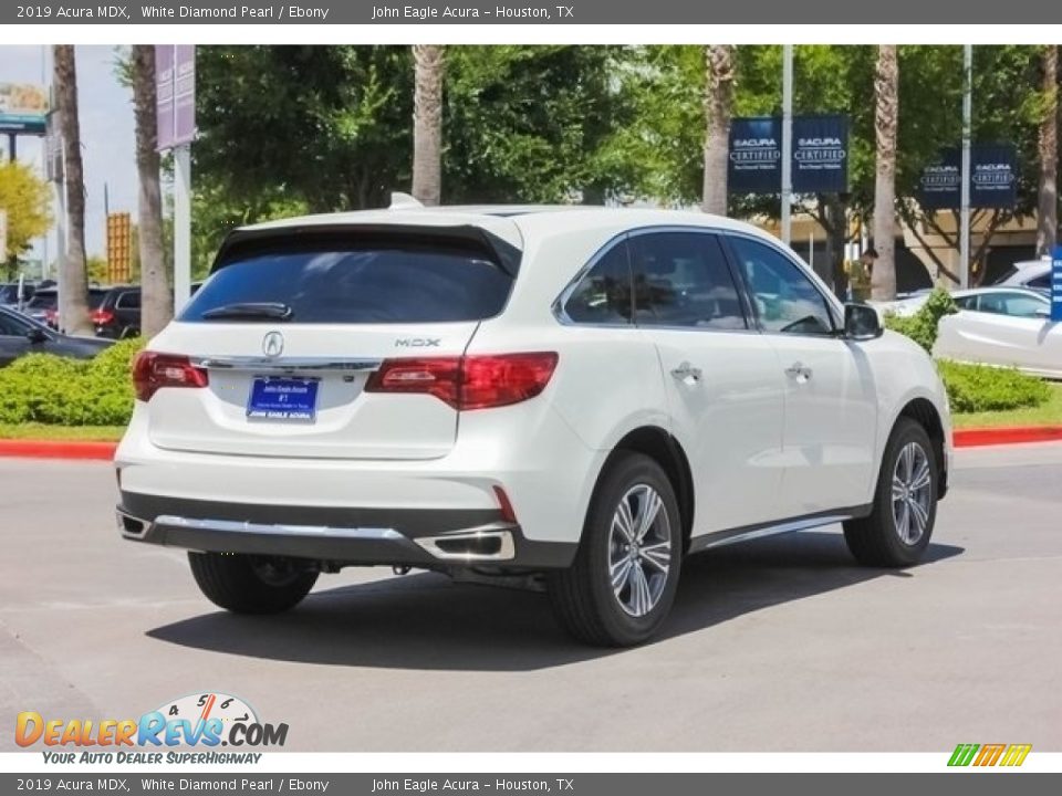 2019 Acura MDX White Diamond Pearl / Ebony Photo #7