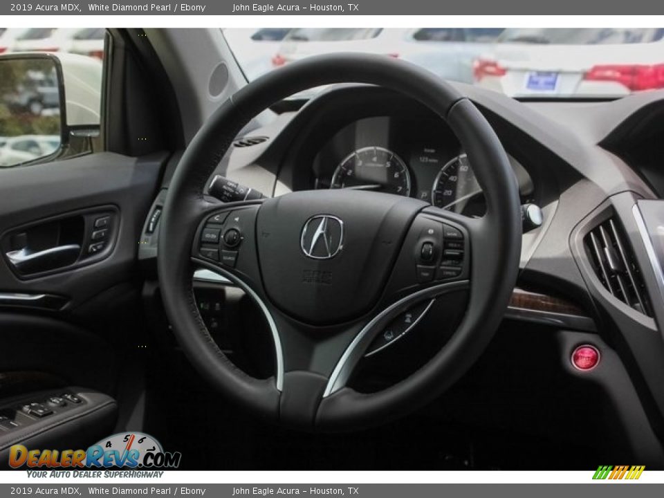 2019 Acura MDX White Diamond Pearl / Ebony Photo #28