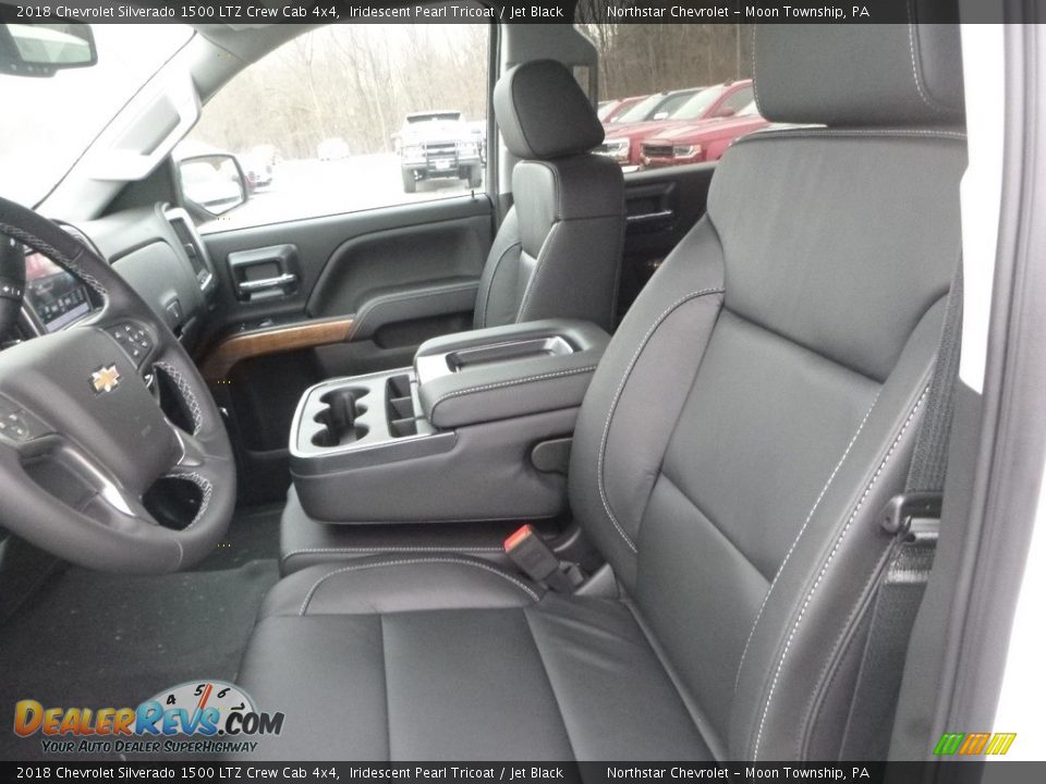 2018 Chevrolet Silverado 1500 LTZ Crew Cab 4x4 Iridescent Pearl Tricoat / Jet Black Photo #15