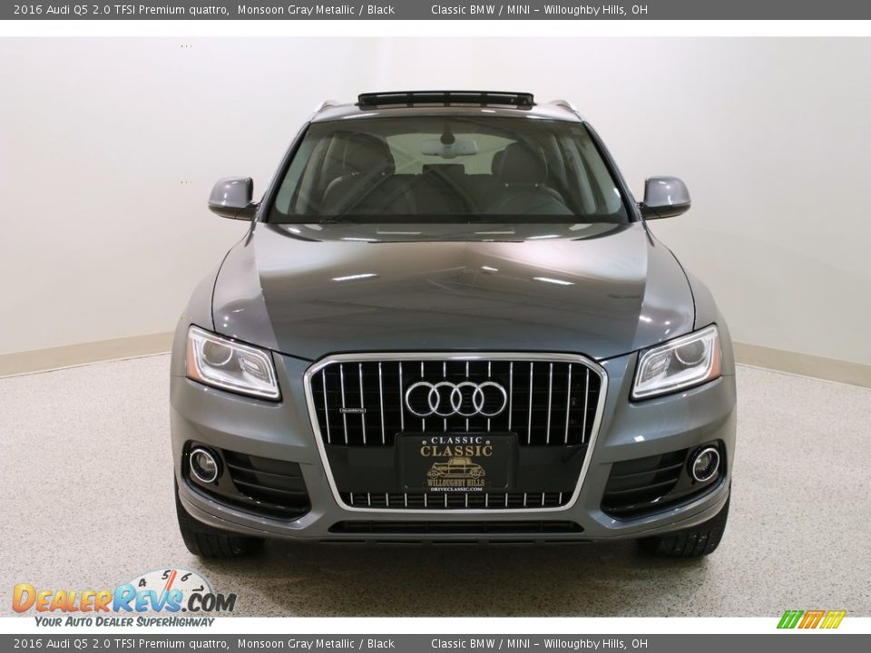 2016 Audi Q5 2.0 TFSI Premium quattro Monsoon Gray Metallic / Black Photo #2